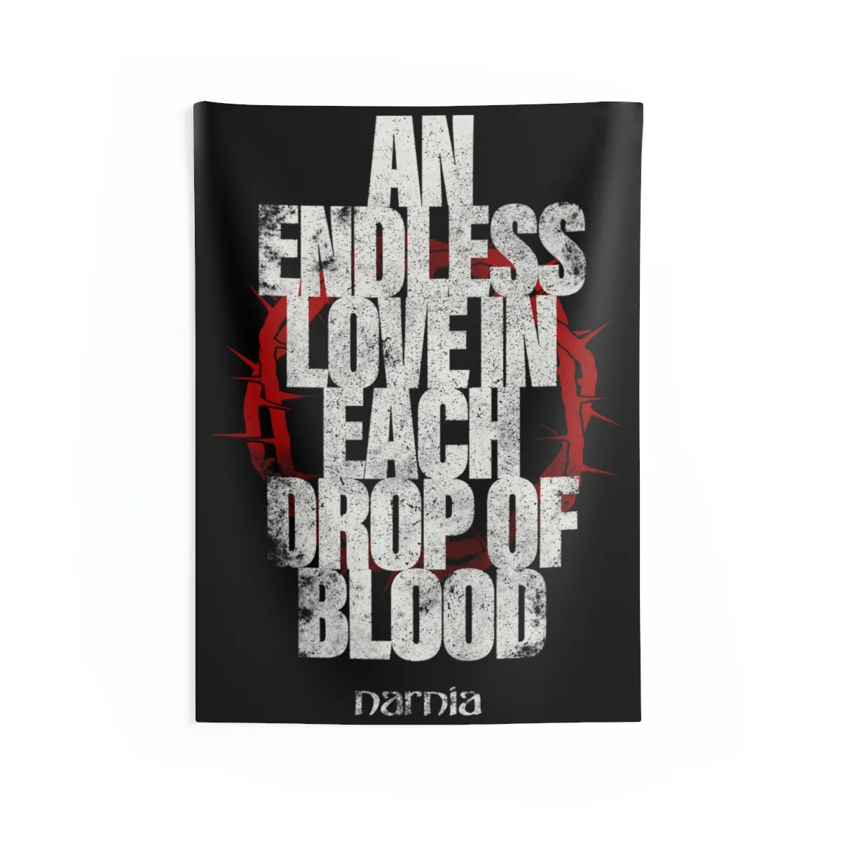 Narnia - An Endless Love In Each Drop Of Blood Indoor Wall Tapestries