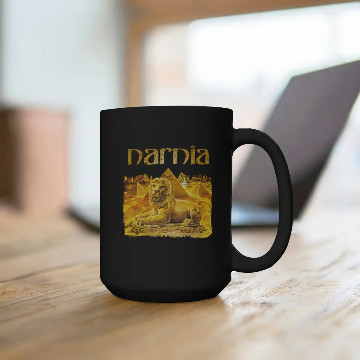 Narnia - Desert Land 15oz Black Mug