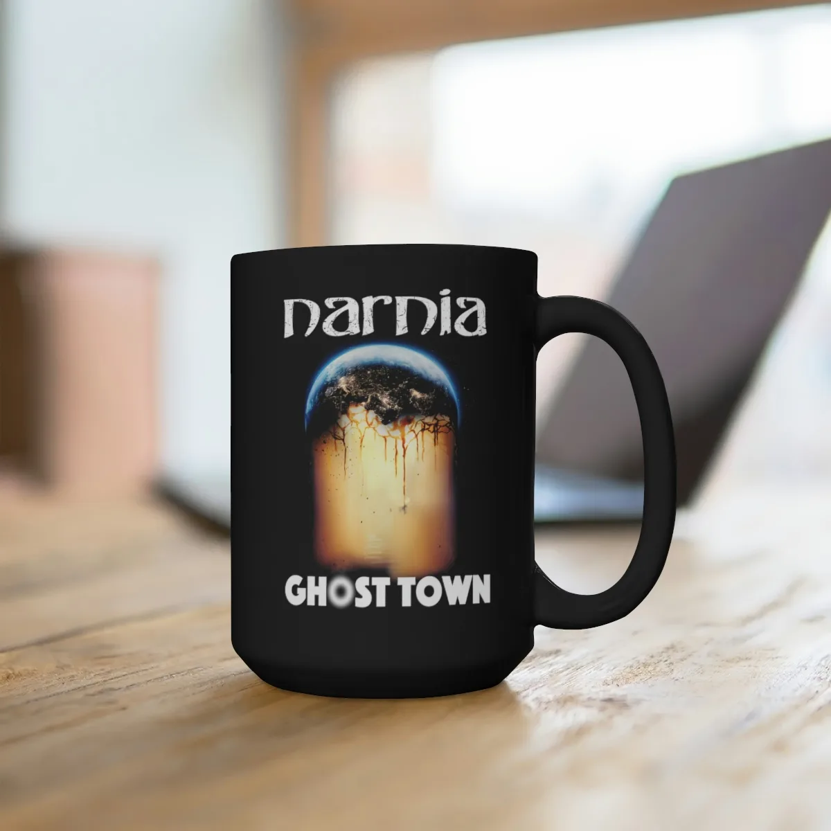 Narnia - Ghost Town 15oz Black Mug