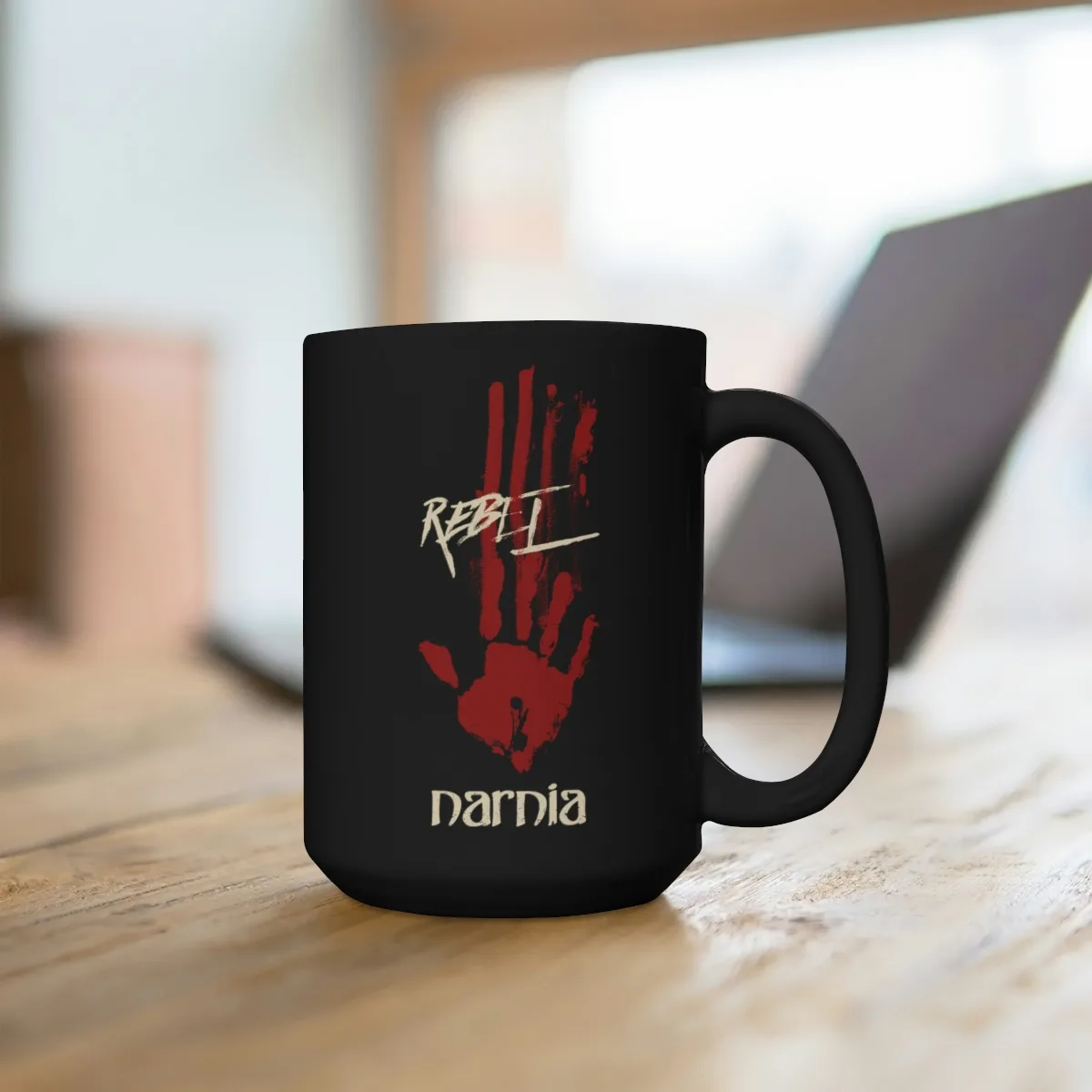 Narnia - Rebel 15oz Black Mug