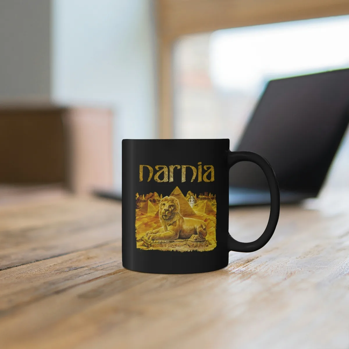 Narnia - Desert Land 11oz Black mug