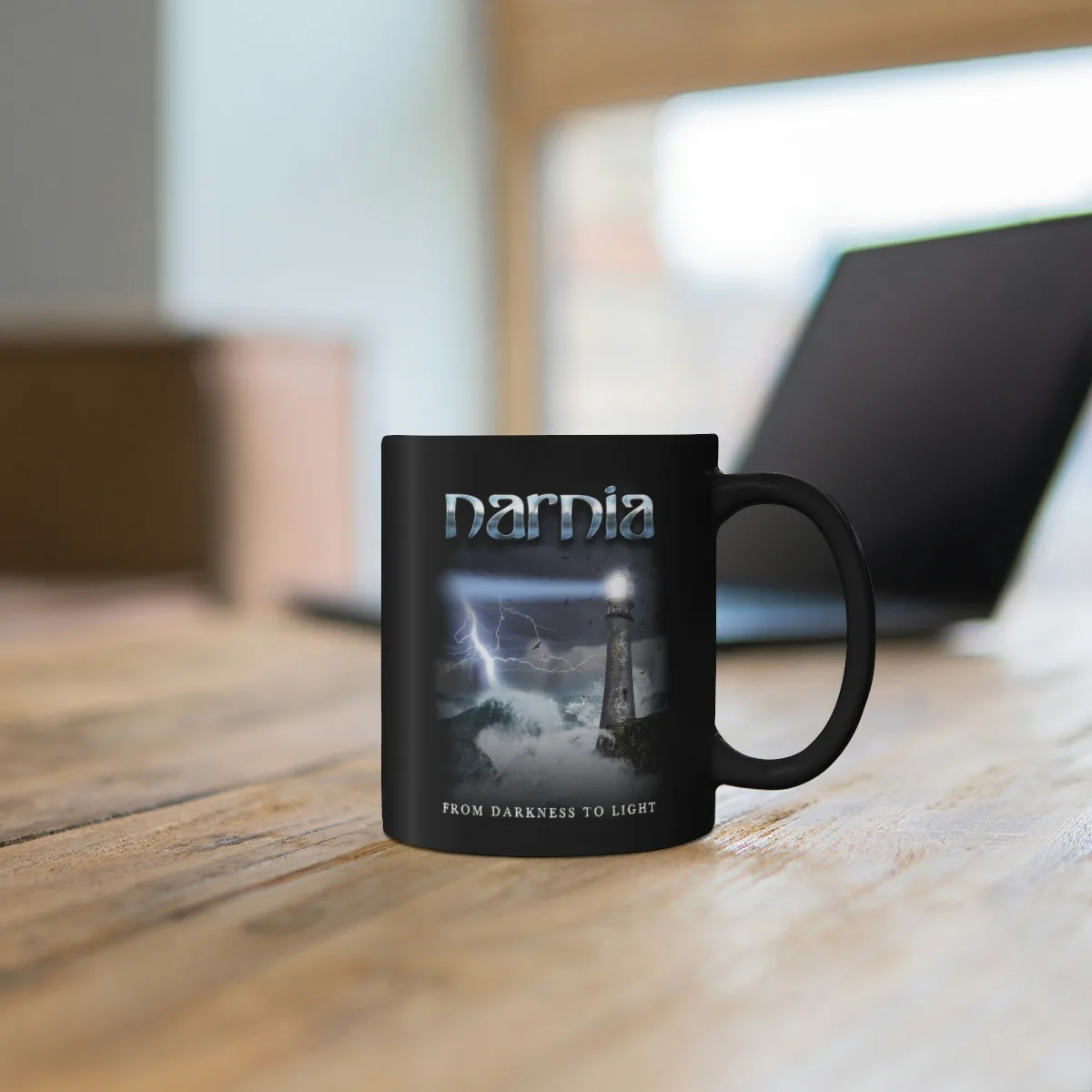 Narnia - From Darkness To Light 11oz Black mug