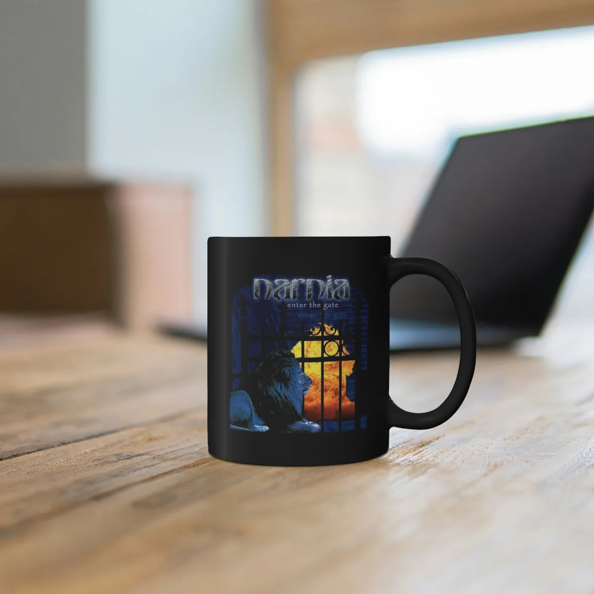 Narnia - Enter The Gate 11oz Black mug