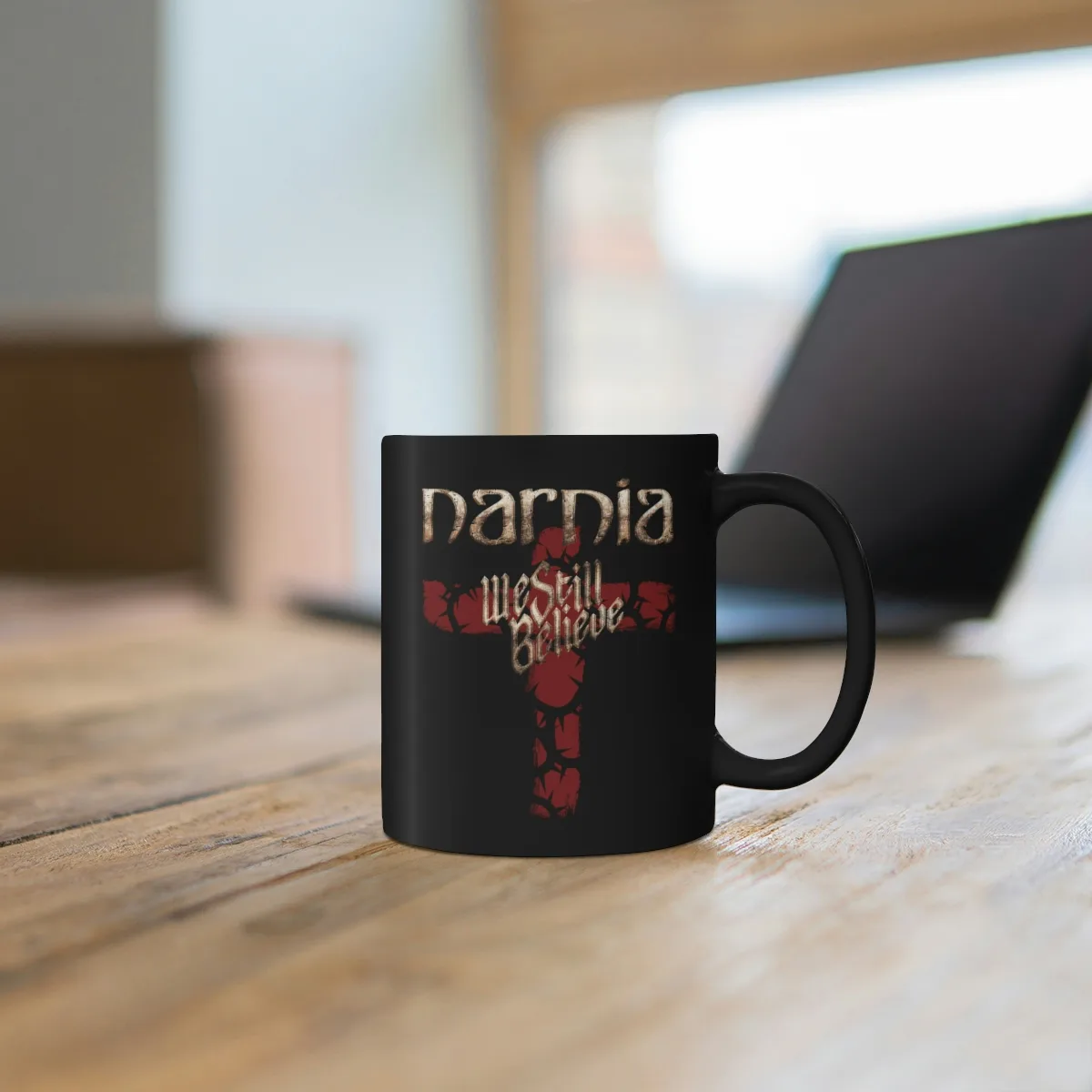 Narnia - We Still Believe 11oz Black mug