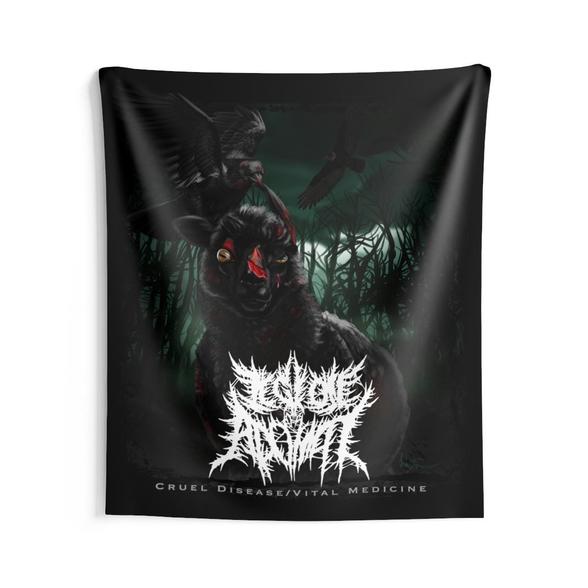 Legion of Adonai - Cruel Disease Vital Medicine Indoor Wall Tapestries - Image 4