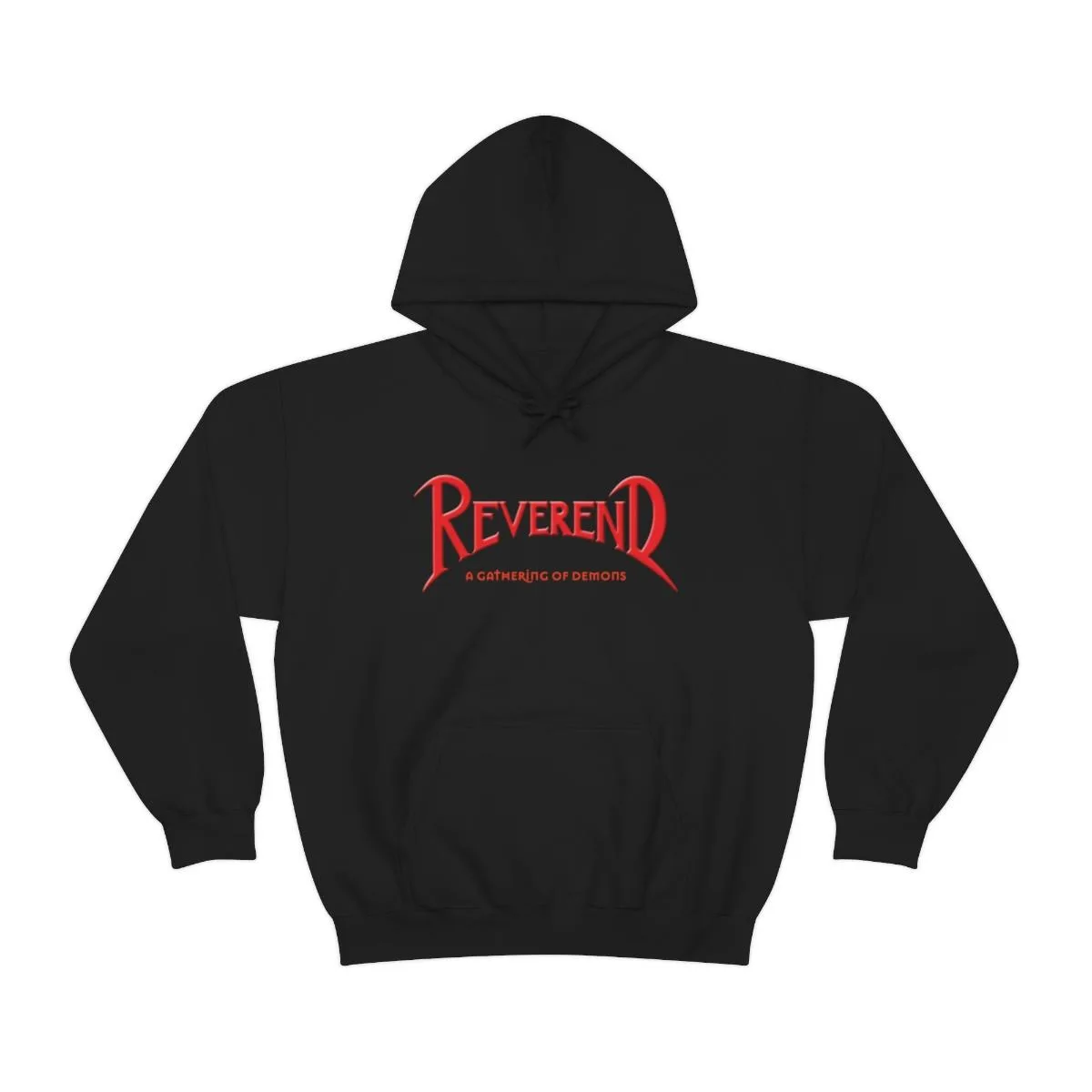 Reverend - A Gathering Of Demons New Cover Pullover Hooded Sweatshirt (2 Sided)