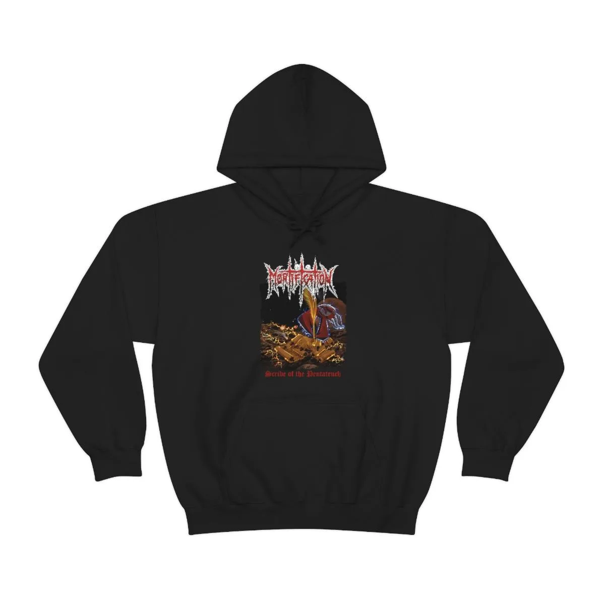 Mortification - Scribe Of The Pentateuch Pullover (2 Sided) Hooded Sweatshirt