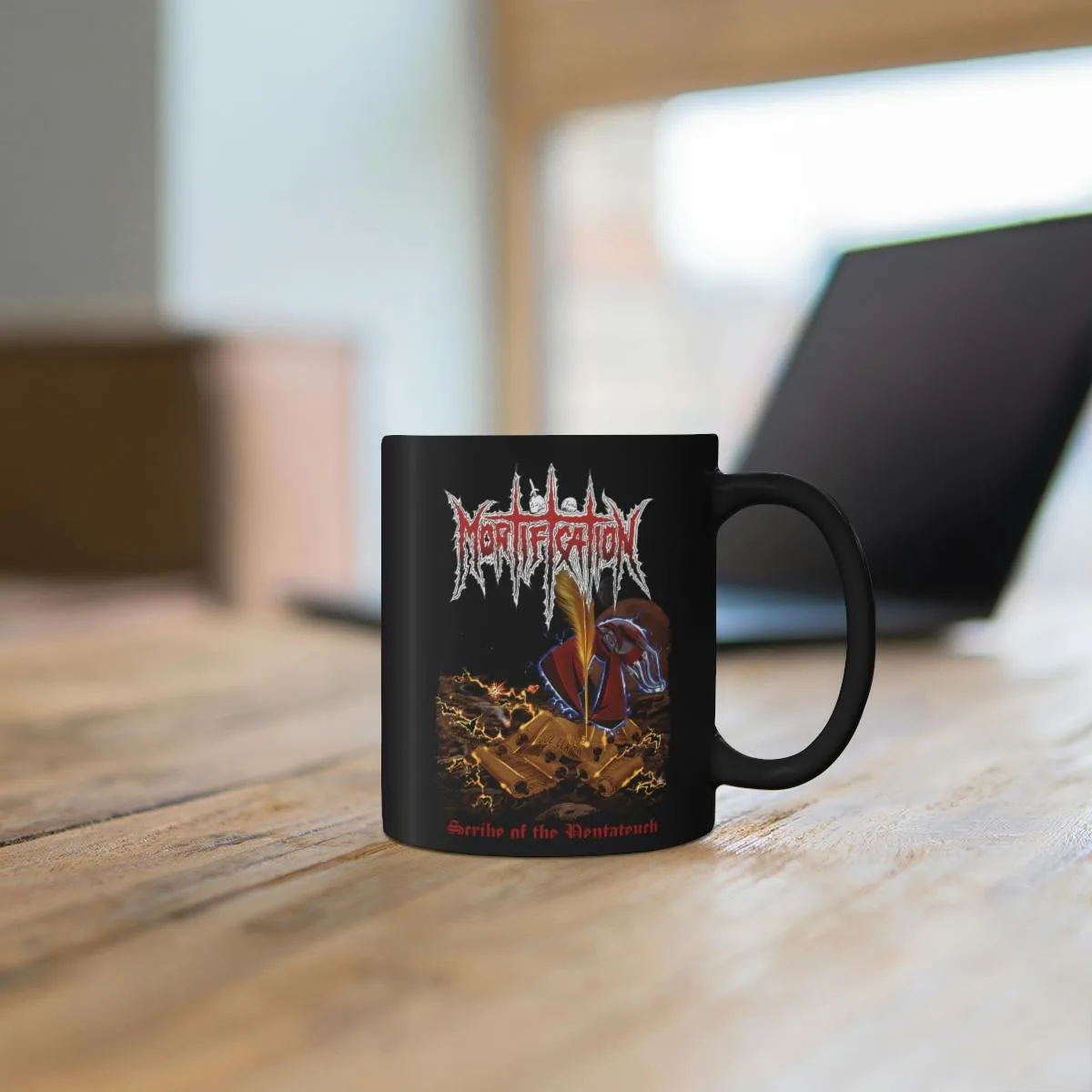 Mortification - Scribe Of The Pentateuch 11oz Black mug