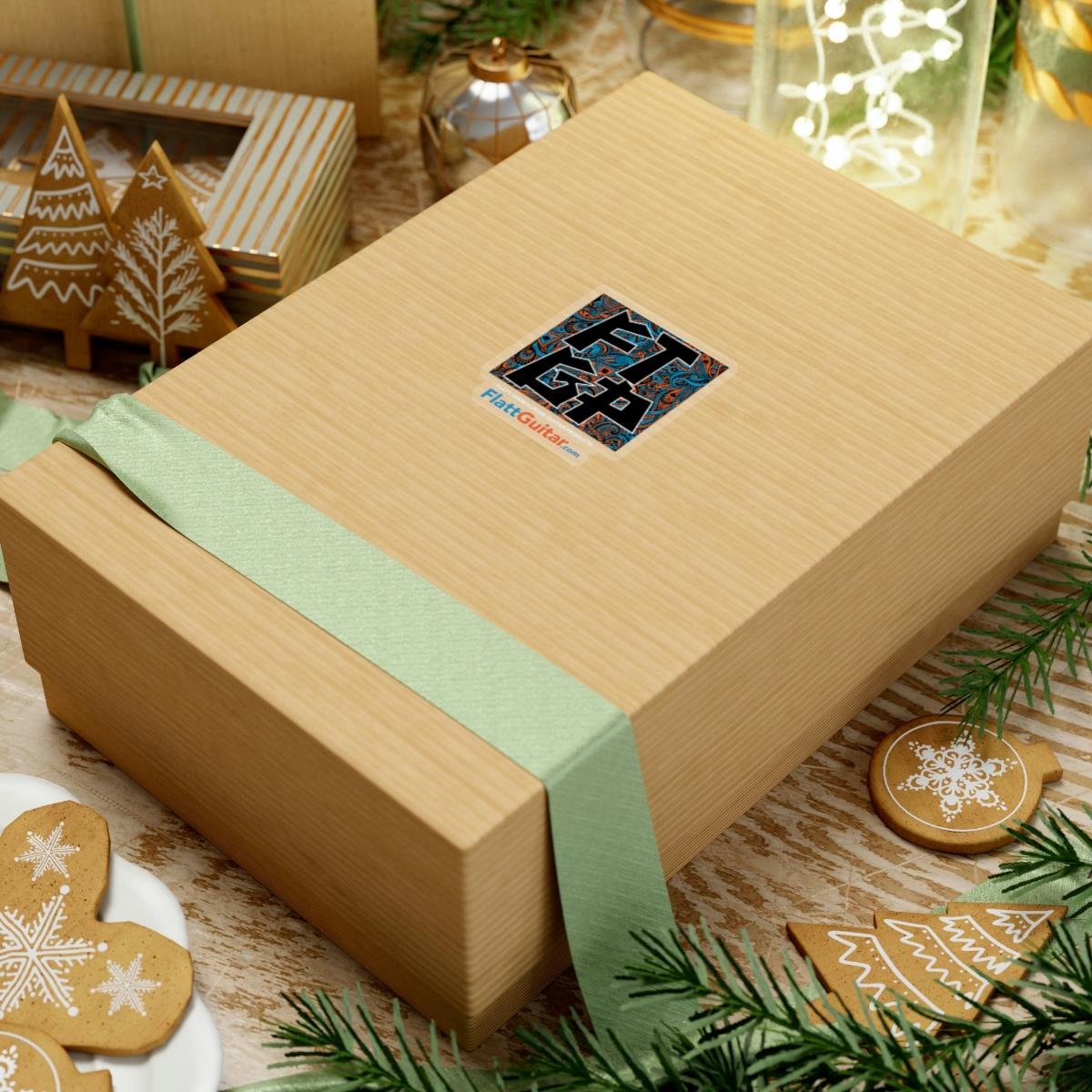 Flatt Teknologisk Guitar Products Paisley Die Cut Stickers - Image 5