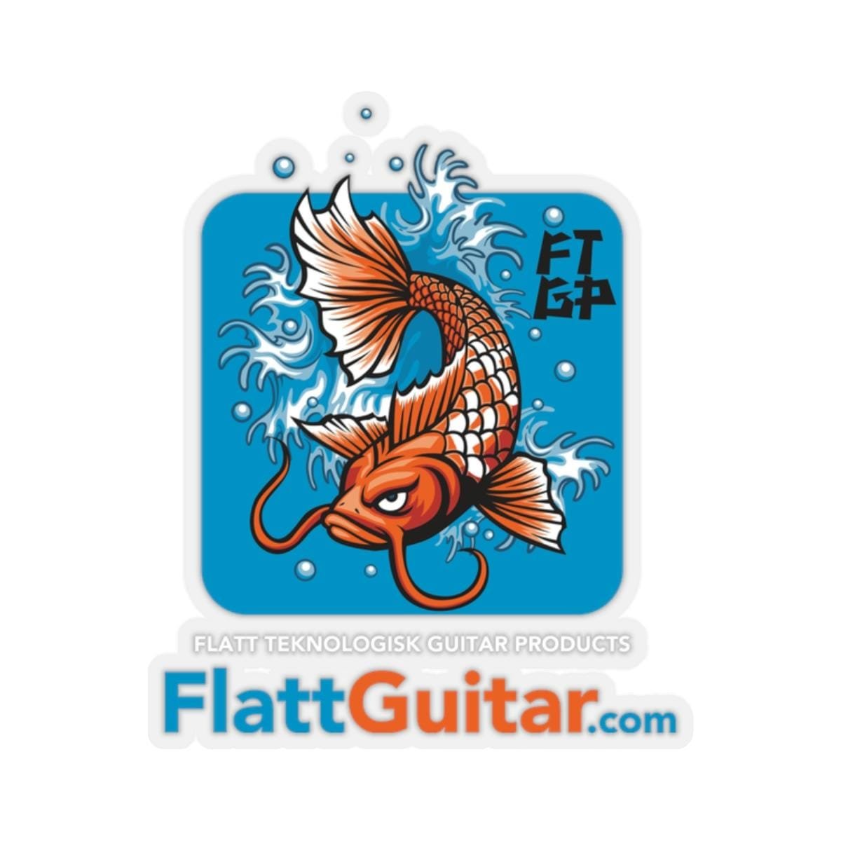 Flatt Teknologisk Guitar Products Koi Die Cut Stickers - Image 3