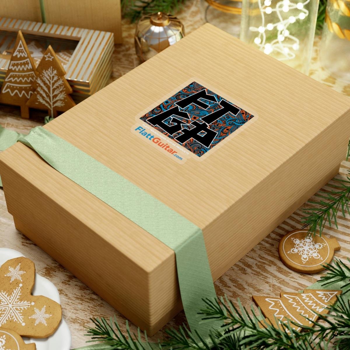 Flatt Teknologisk Guitar Products Paisley Die Cut Stickers - Image 7