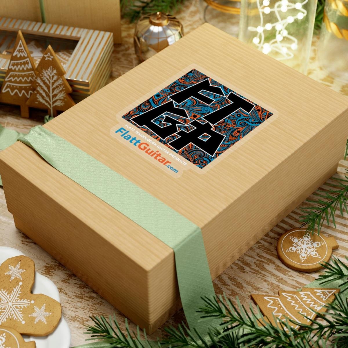 Flatt Teknologisk Guitar Products Paisley Die Cut Stickers - Image 9