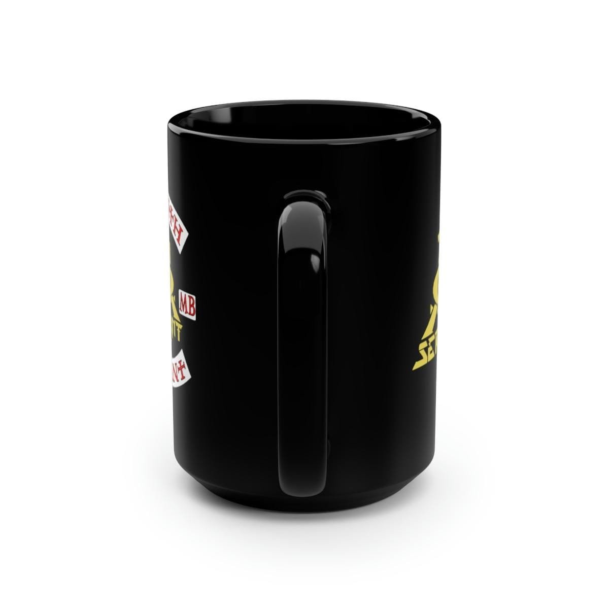 Seventh Servant Biker 15oz Black Mug - Image 4