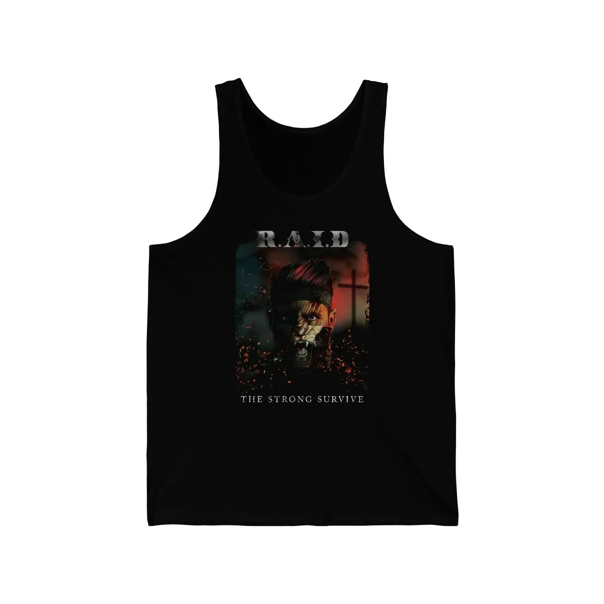 R.A.I.D - The Strong Survive Jersey Tank Top