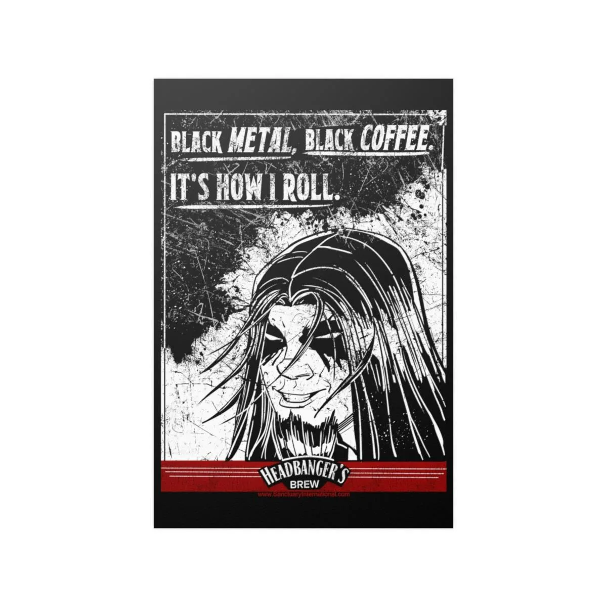 Sanctuary International - Black Metal Black Coffee Posters