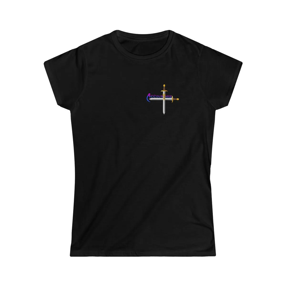 Accountable Women's Short Sleeve Tshirt (2-Sided)