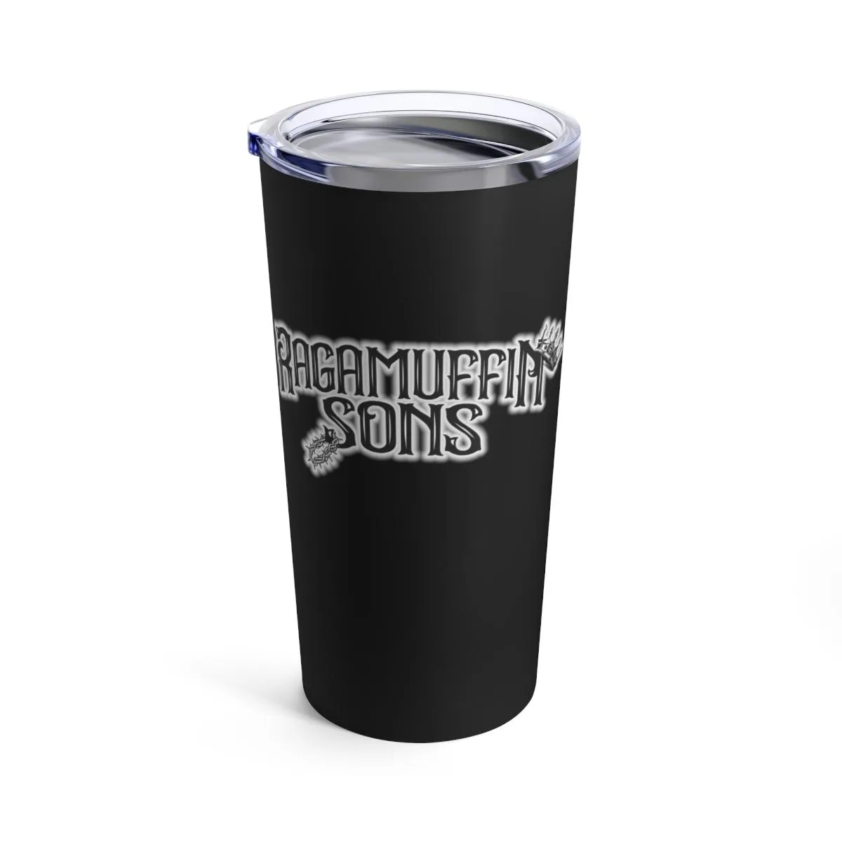 Ragamuffin Sons BW Logo 20oz Stainless Steel Tumbler
