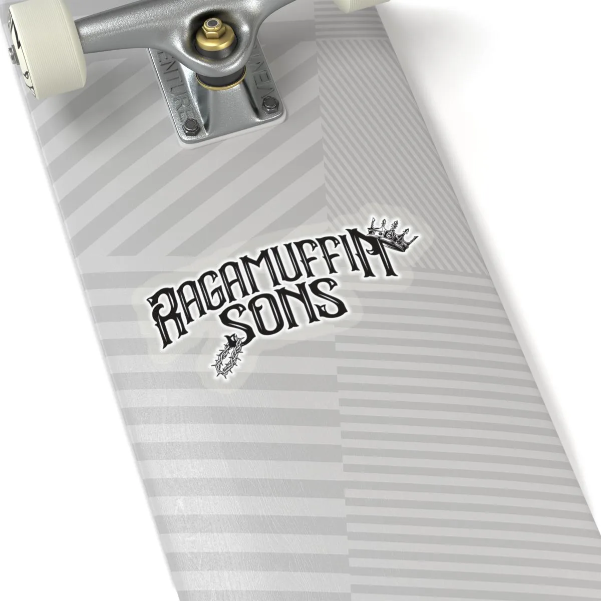 Ragamuffin Sons BW Logo Die Cut Stickers