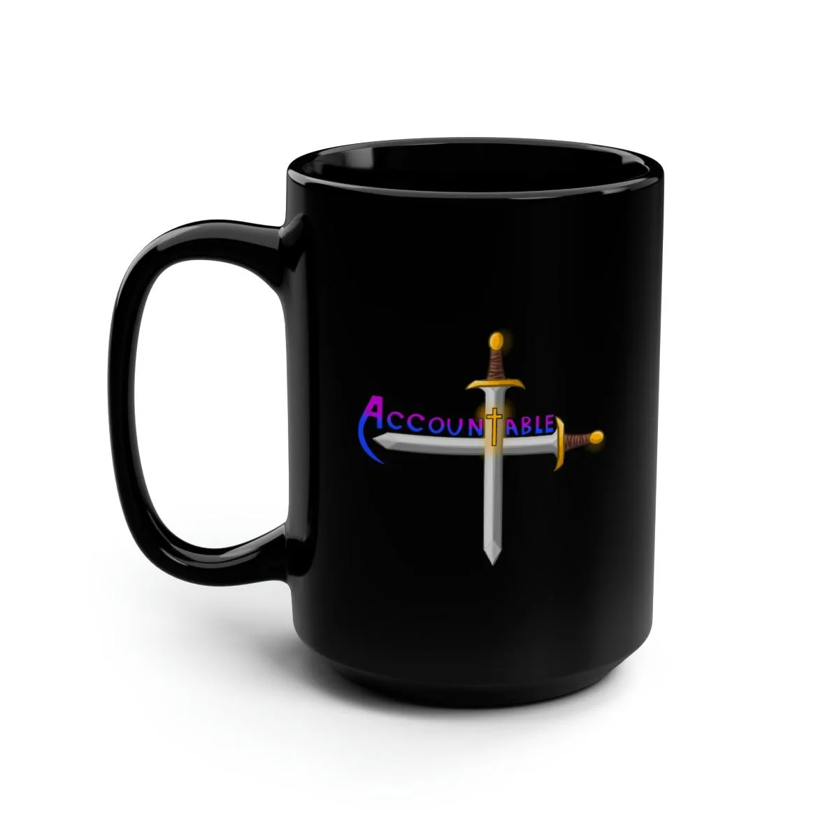 Accountable 15oz Black Mug