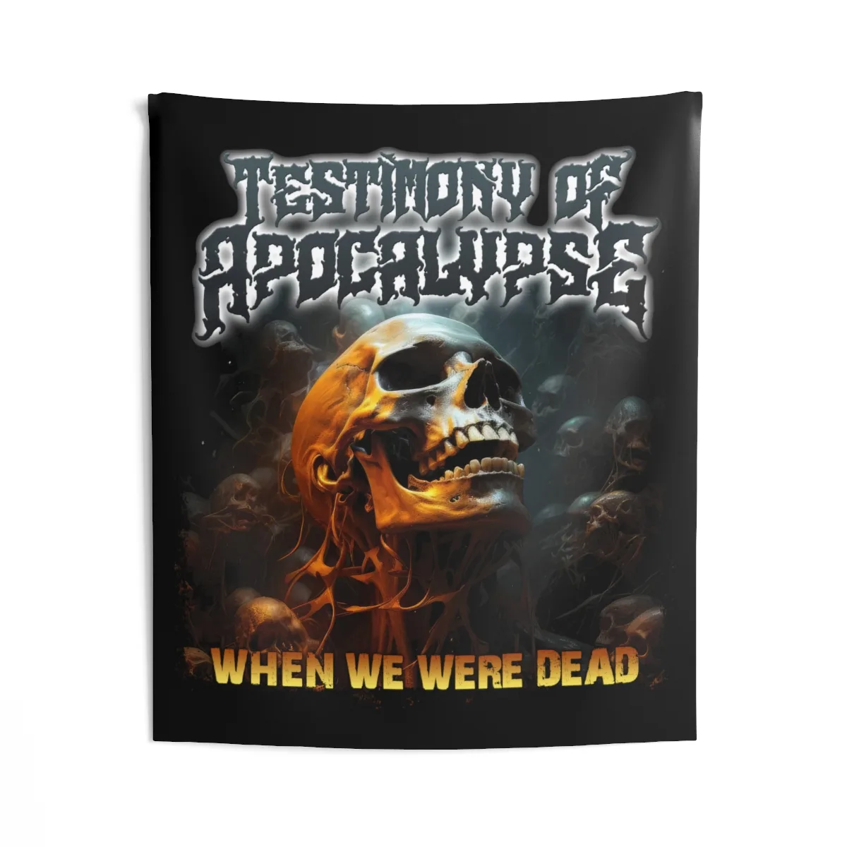 Testimony of Apocalypse - When We Were Dead Indoor Wall Tapestries