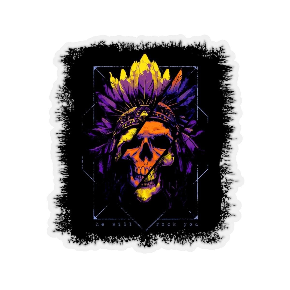 Tavares Artwork - We Will Rock You Die Cut Stickers - Image 2