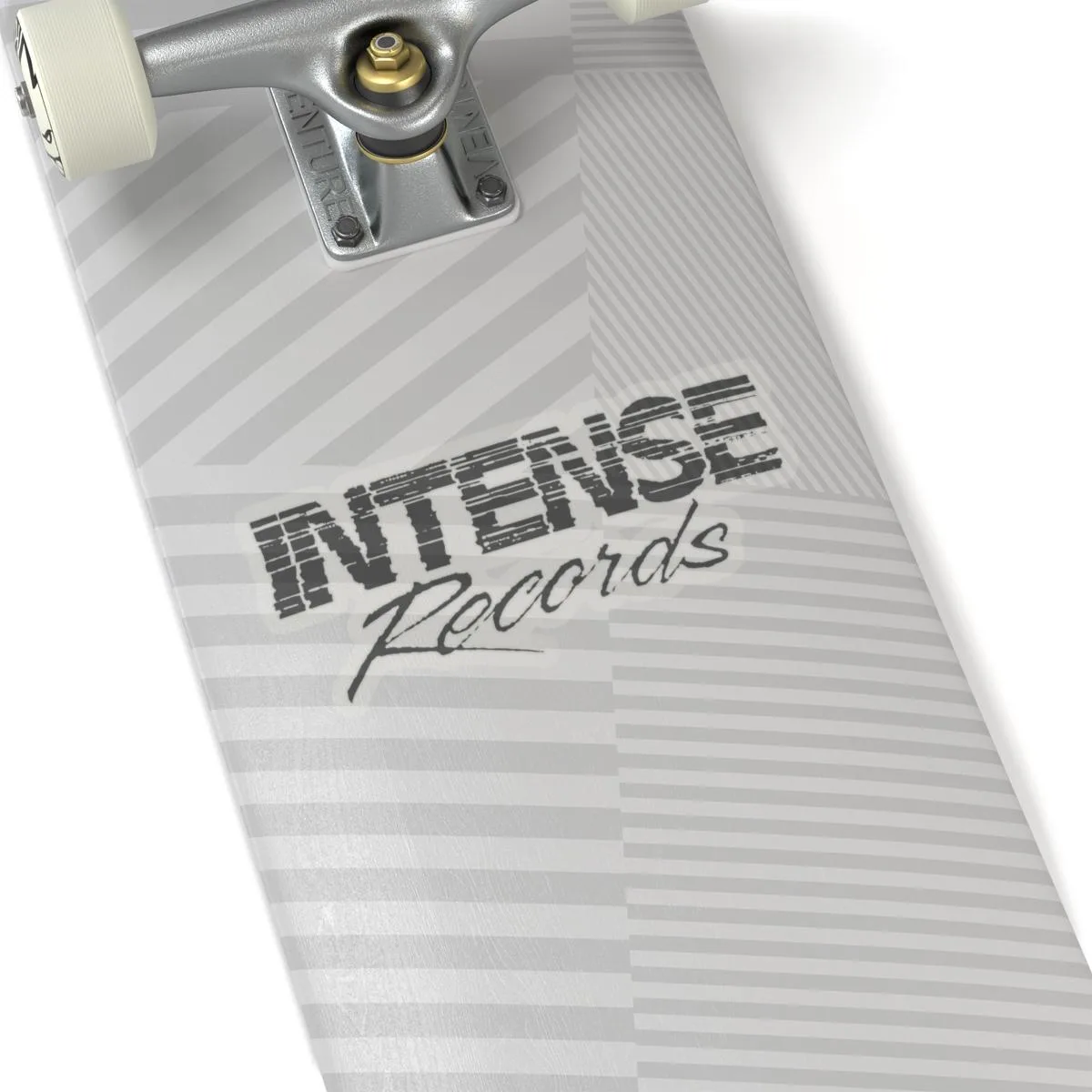 Intense Records Die Cut Stickers (Black)
