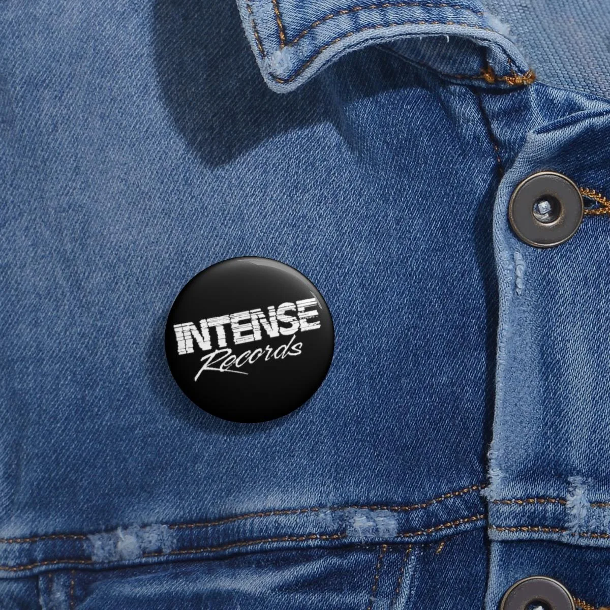 Intense Records Pin Buttons