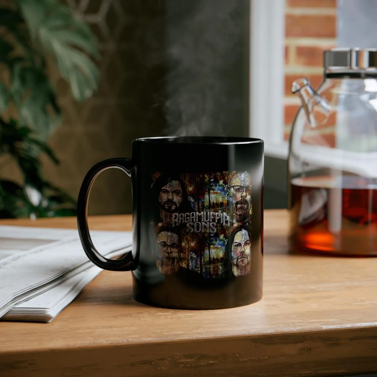 Ragamuffin Sons 11oz Black mug