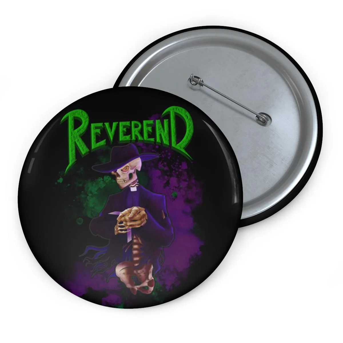 Reverend Pin Buttons