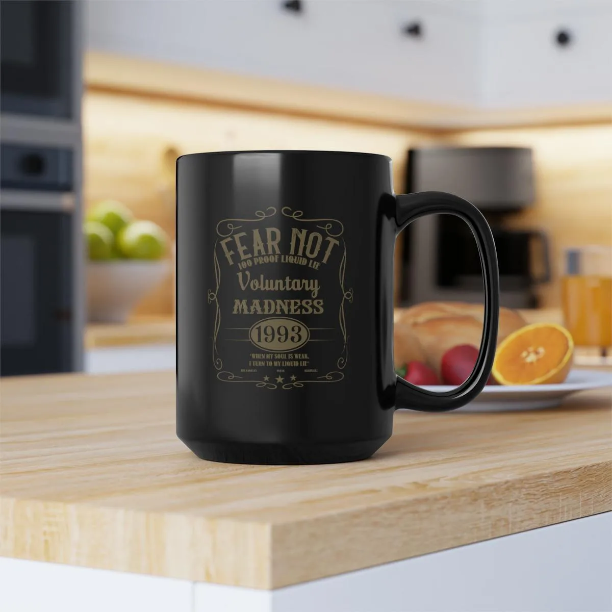 Fear Not - Voluntary Madness 15oz Black Mug