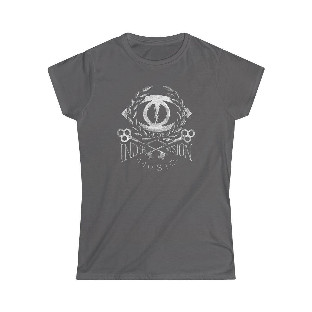 Indie Vision Music Skeleton Keys Women's Short Sleeve Tshirt - Image 3