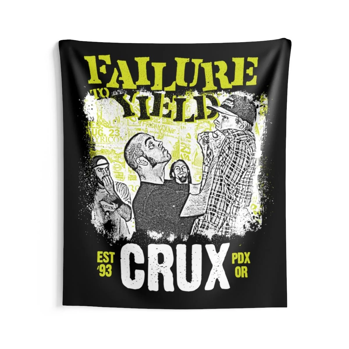 Crux - Failure To Yield Indoor Wall Tapestries