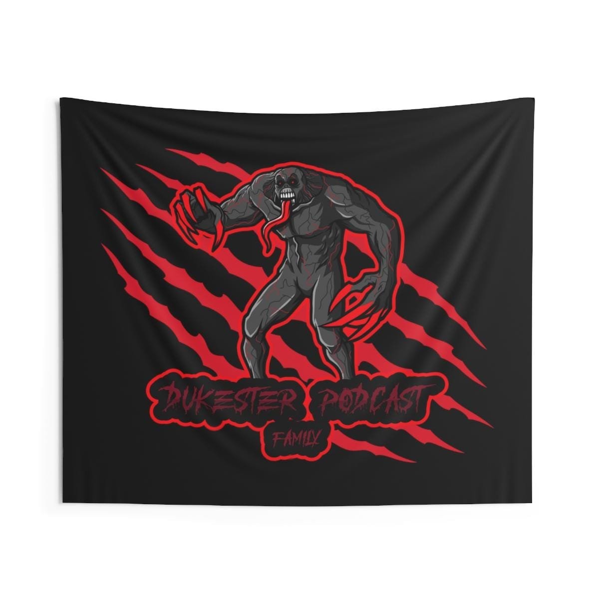 Dukester podcast Family Monster Indoor Wall Tapestries - Image 3