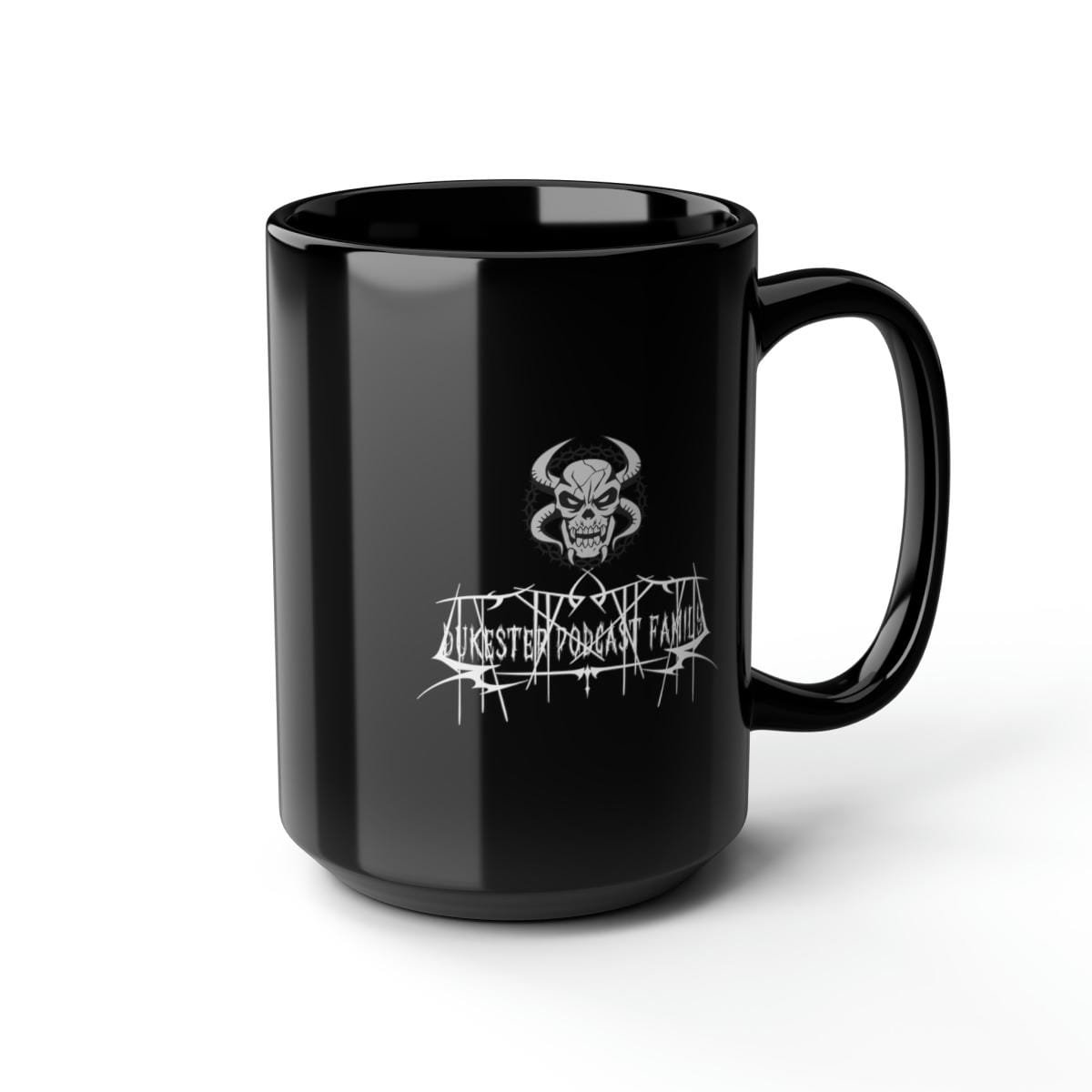 Dukester podcast Family 15oz Black Mug - Image 6