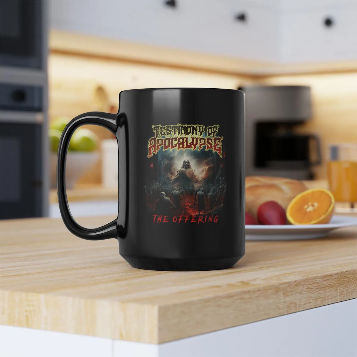 Testimony Of Apocalypse - The Offering 15oz Black Mug