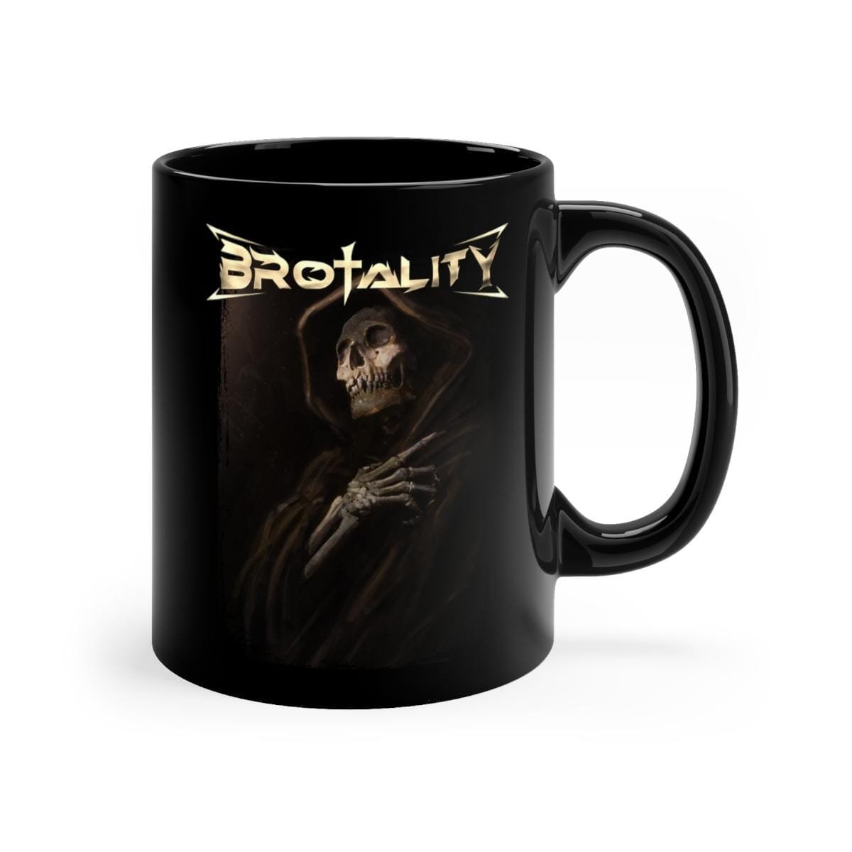 Brotality Reaper Black mug 11oz - Image 4