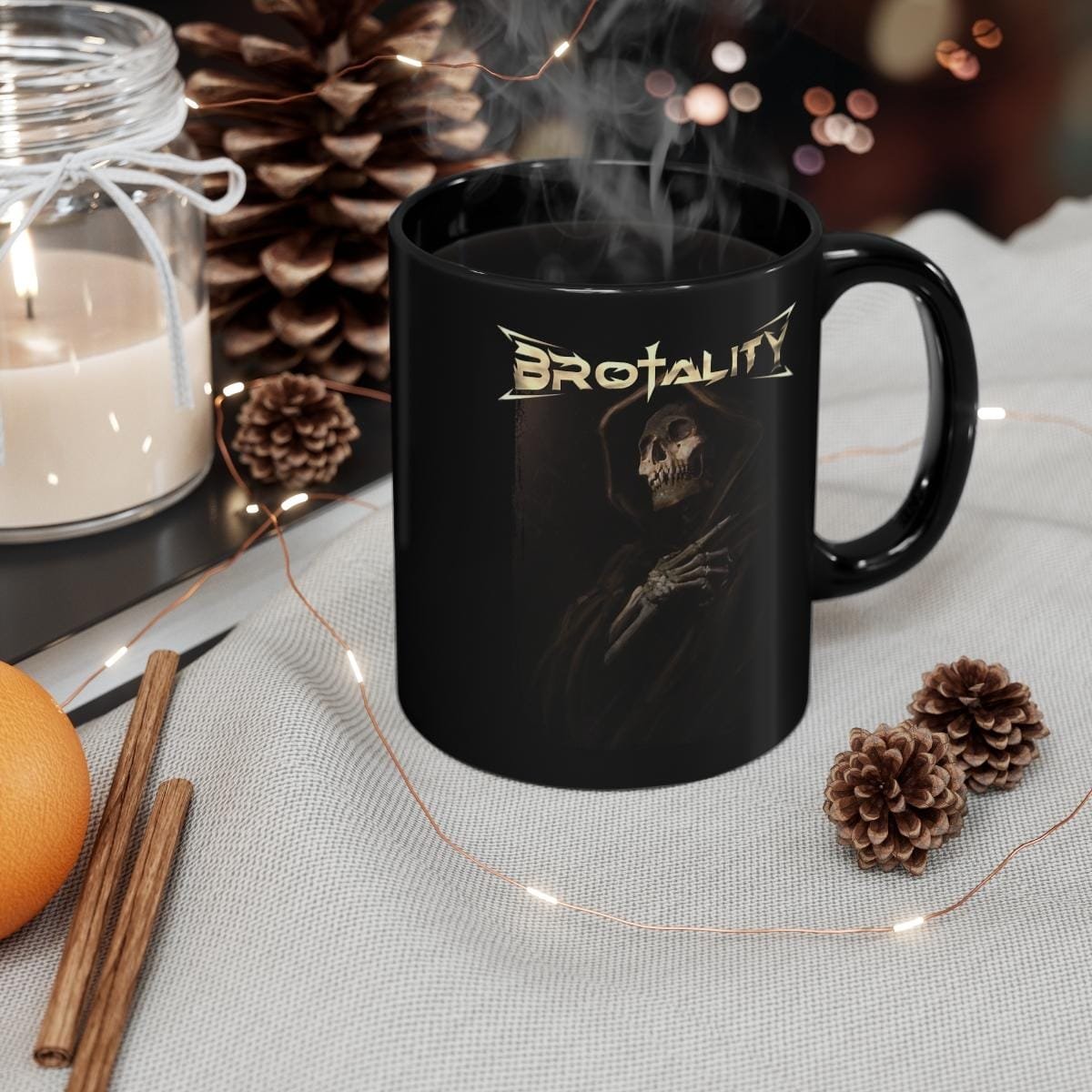 Brotality Reaper Black mug 11oz - Image 5