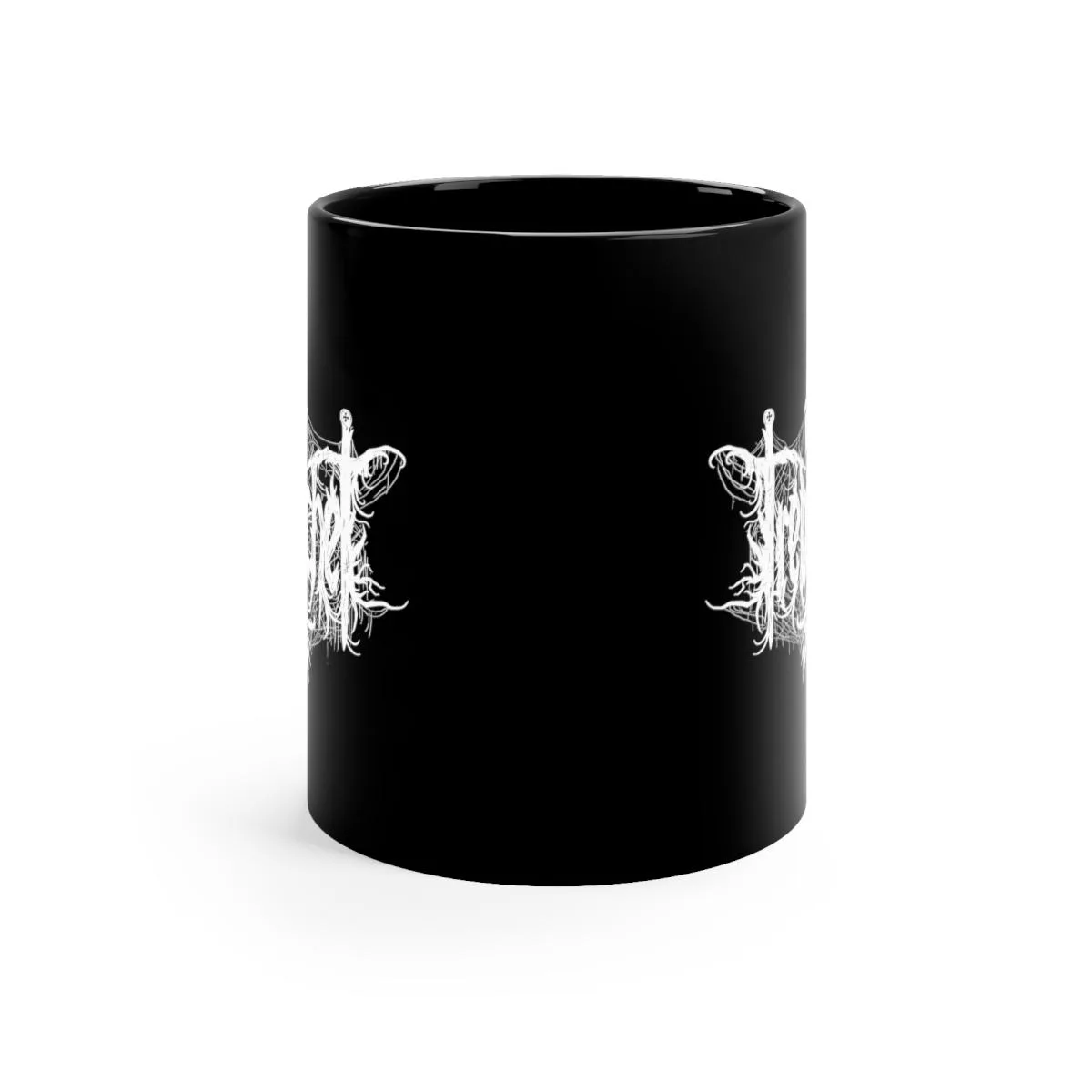Trebuchet SDG Logo 11oz Black mug