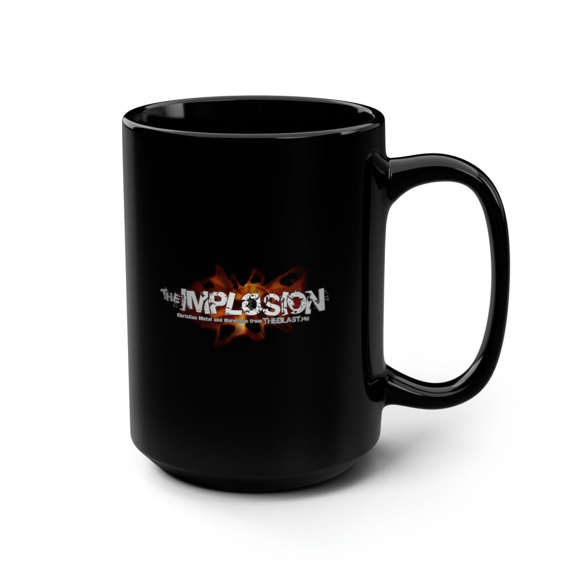 TheBlast.FM - The Implosion 15oz Black Mug - Image 2