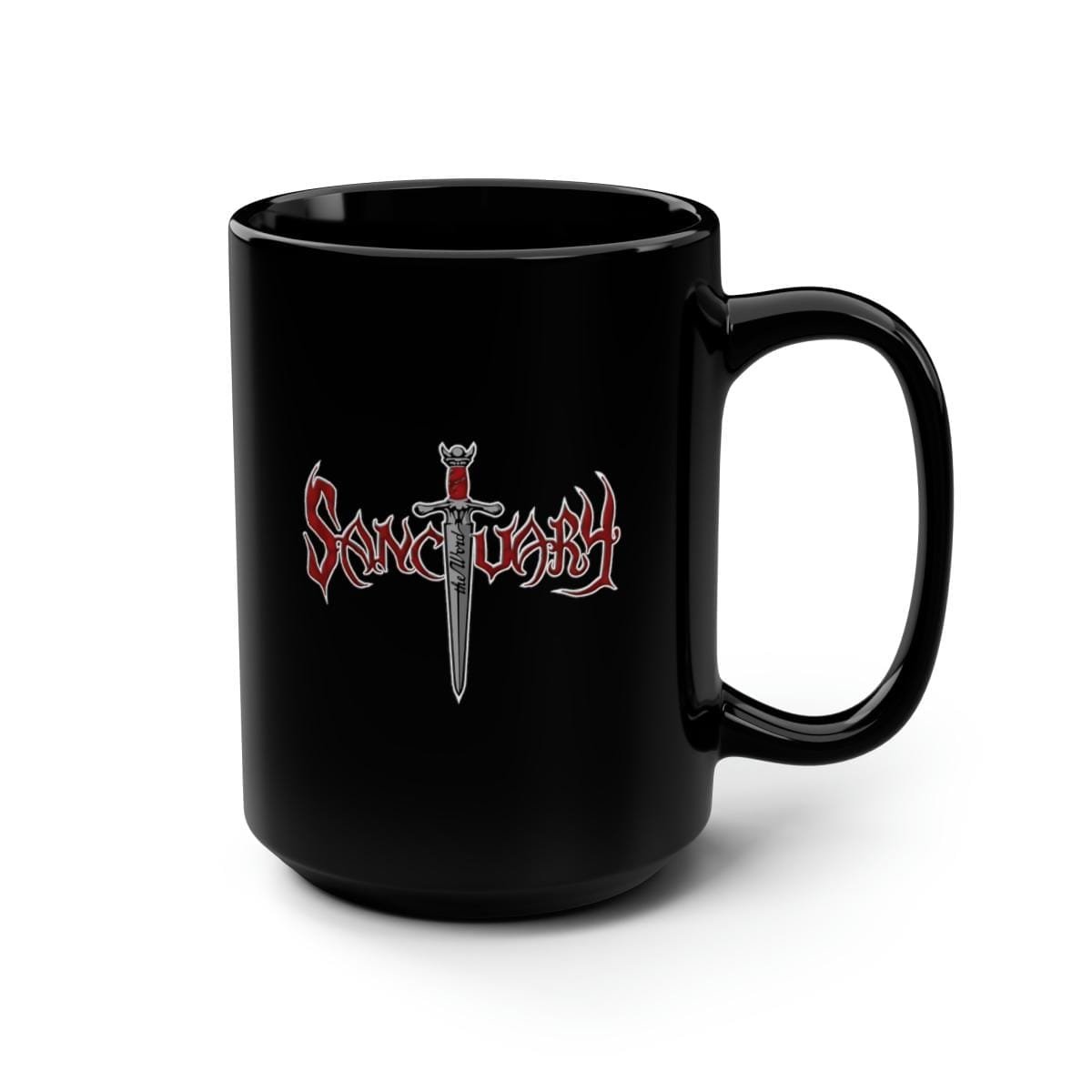 Sanctuary International Logo 15oz Black Mug - Image 3