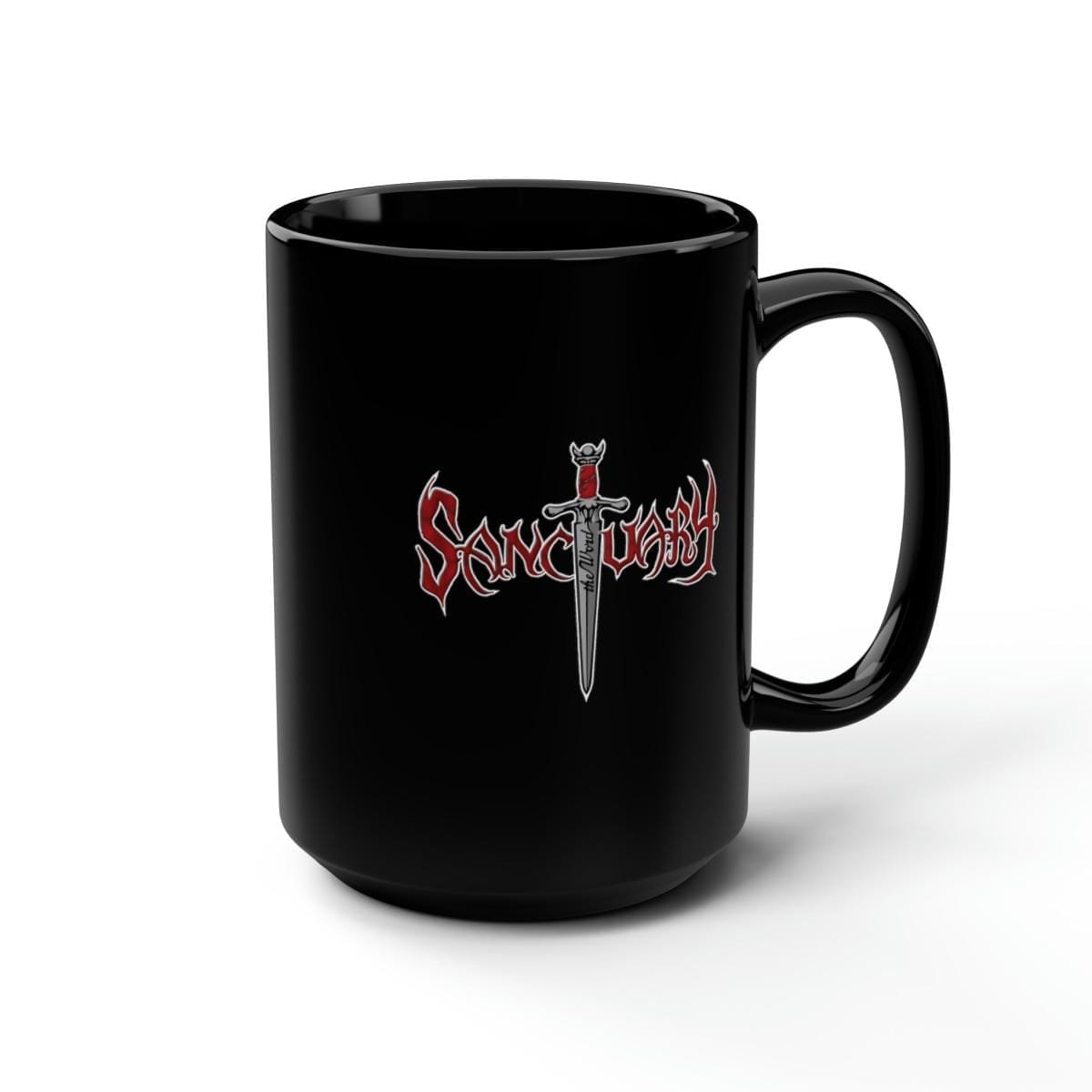 Sanctuary International Logo 15oz Black Mug - Image 6