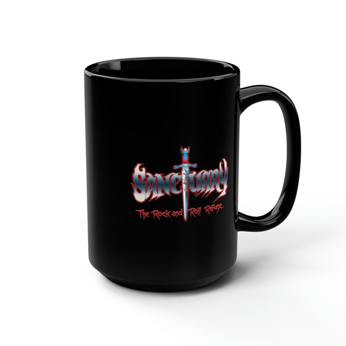 Sanctuary International Classic Logo 15oz Black Mug - Image 6