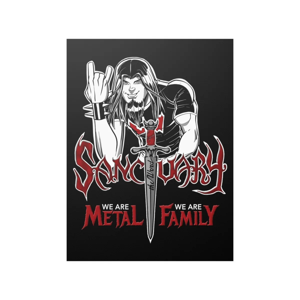 Sanctuary International - Metal Dude Sanctuary Family Poster Prints (210gsm)