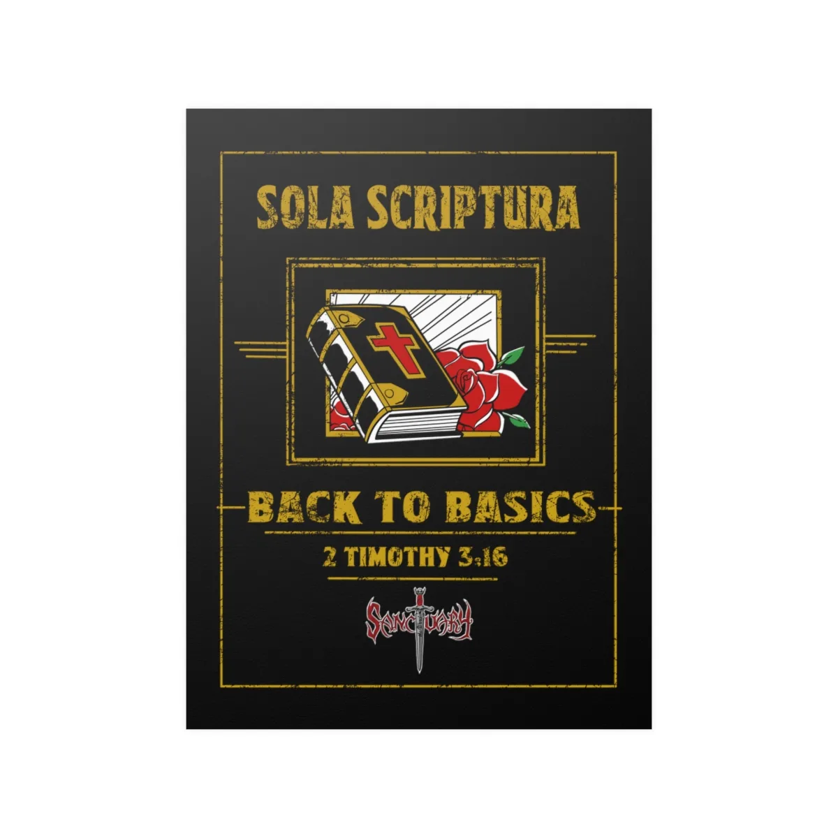 Sanctuary International - Sola Scriptura Poster Prints (210gsm)