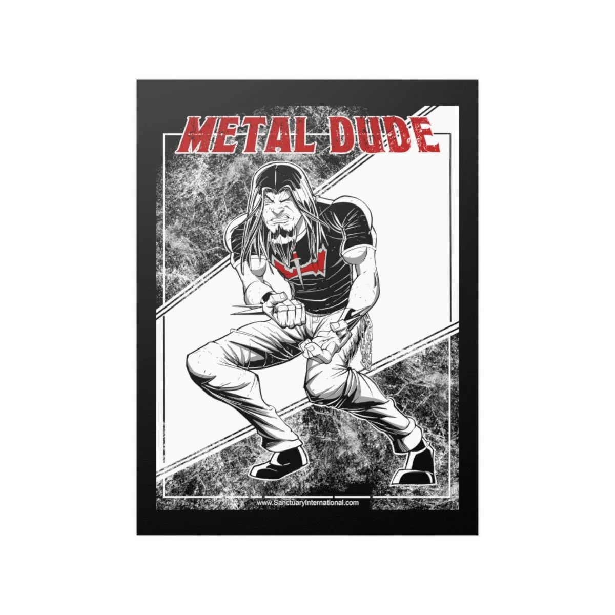 Sanctuary International - Metal Dude Poster Prints (210gsm)