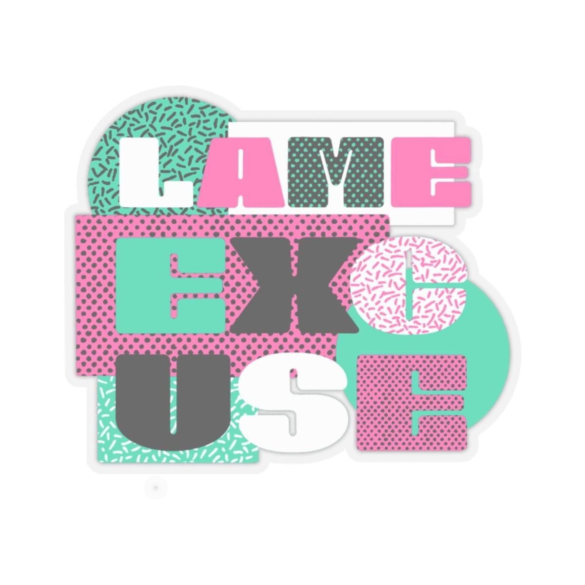 Lame Excuse PG Die Cut Stickers - Image 4