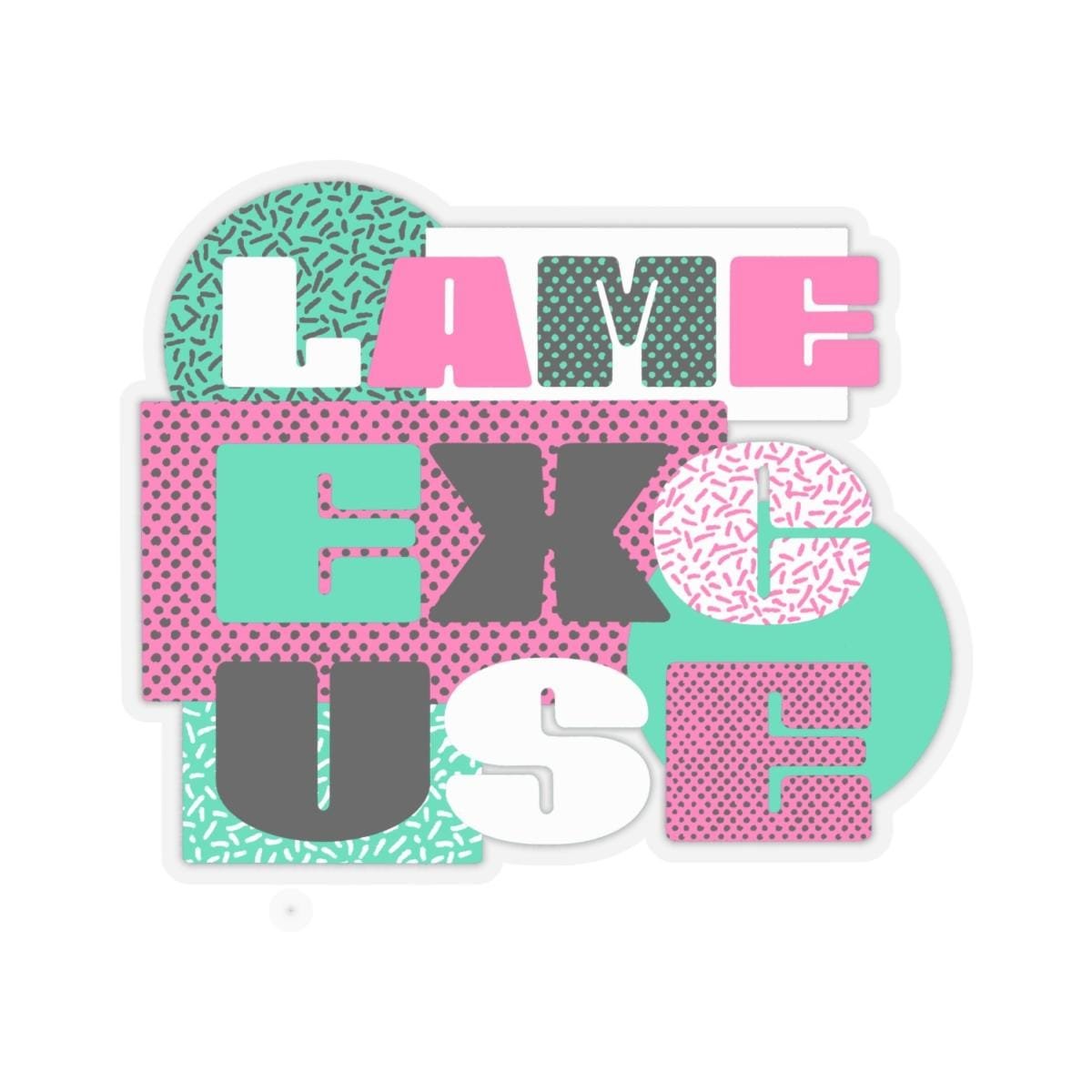 Lame Excuse PG Die Cut Stickers - Image 10