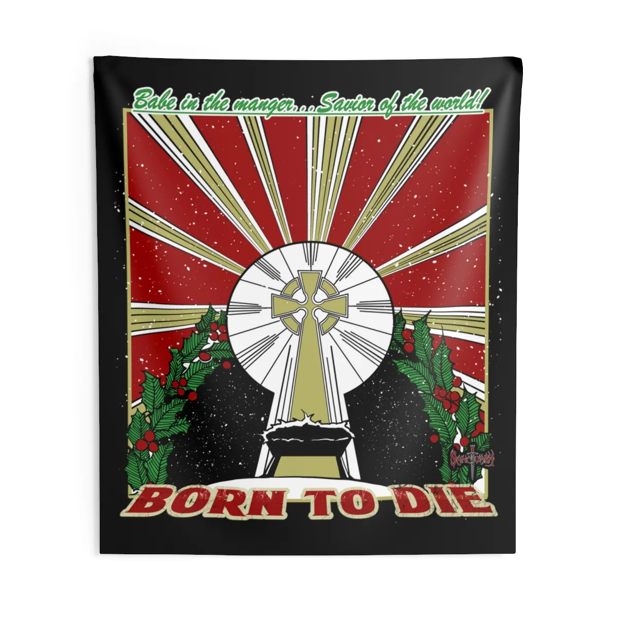 Sanctuary International - Born To Die Indoor Wall Tapestries