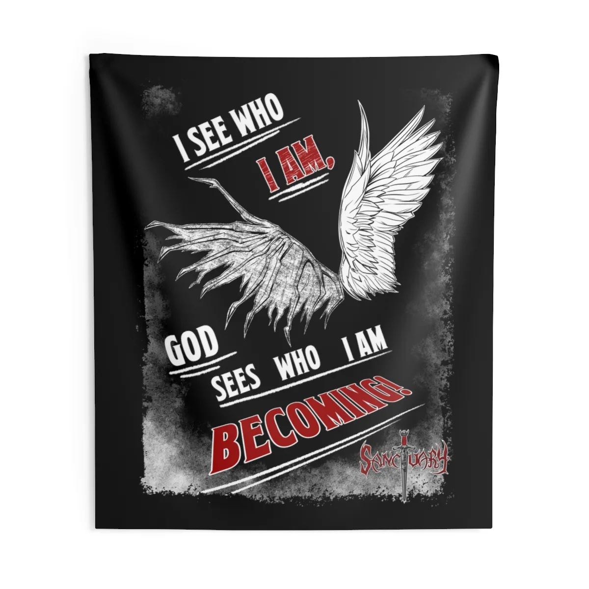 Sanctuary International - Becoming Indoor Wall Tapestries