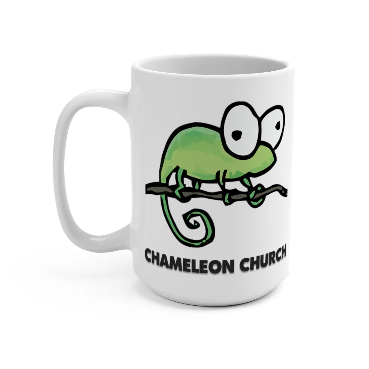 Chameleon Church 15oz White Mug